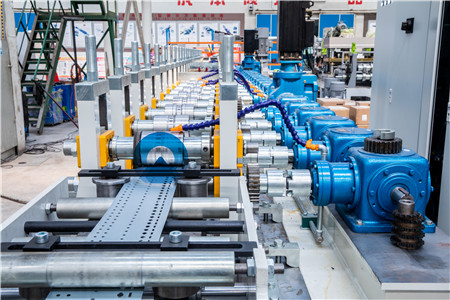 TF Power Cabinet Column Cold Roll Forming Production Line