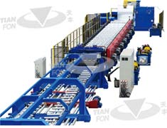 Steel structure floor roll forming machine